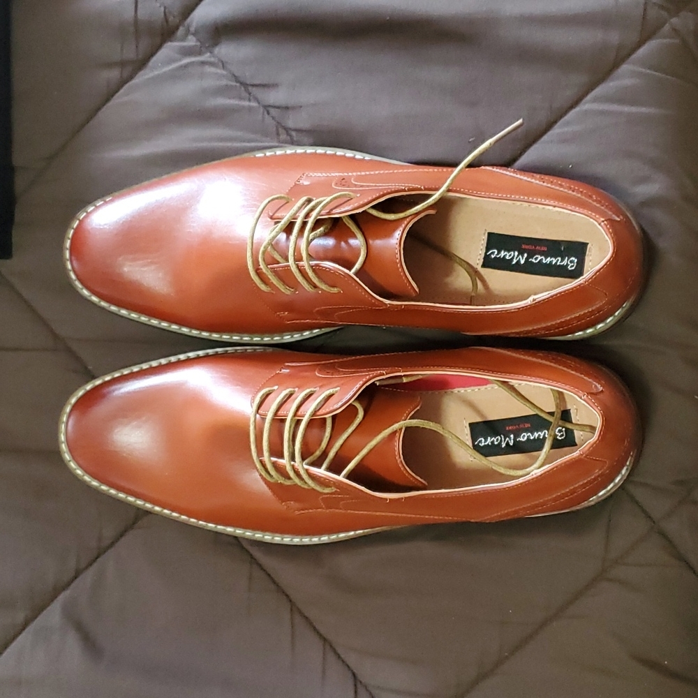 Men's Bruno Marc Brown dress shoes